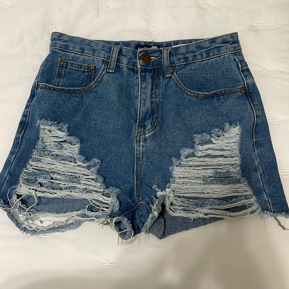 Denim/ Jean shorts.
